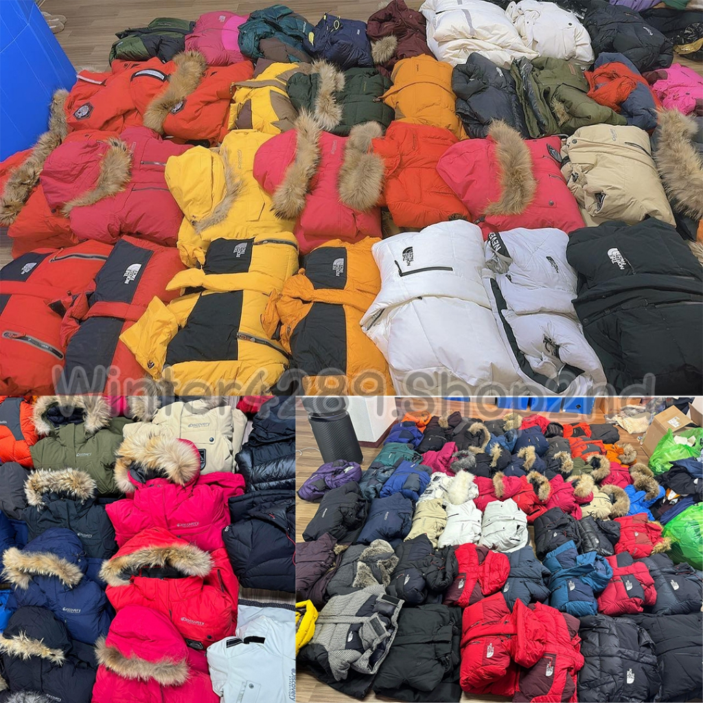 เสื้อกันหนาวแบรนด์แท้ ขนห่าน นำเข้าจากเกาหลี เสื้อลุยหิมะ The north face ,Montbell,Discovery หน้าผ้า 44