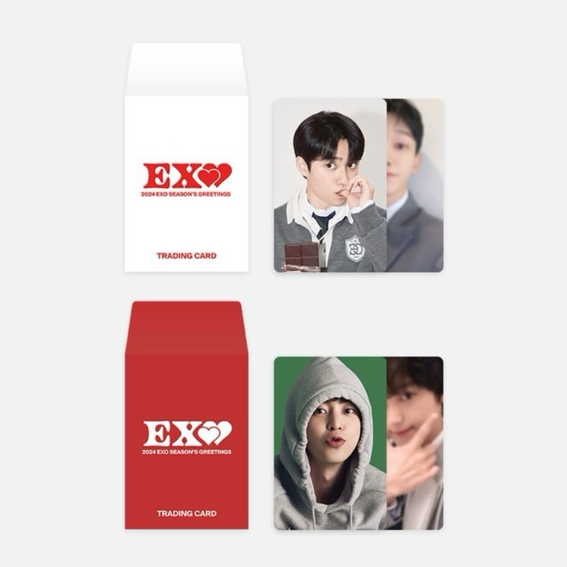 (พร้อมส่ง ) SSGT SEASON'S GREETING 2024 EXO - RANDOM TRADING CARD