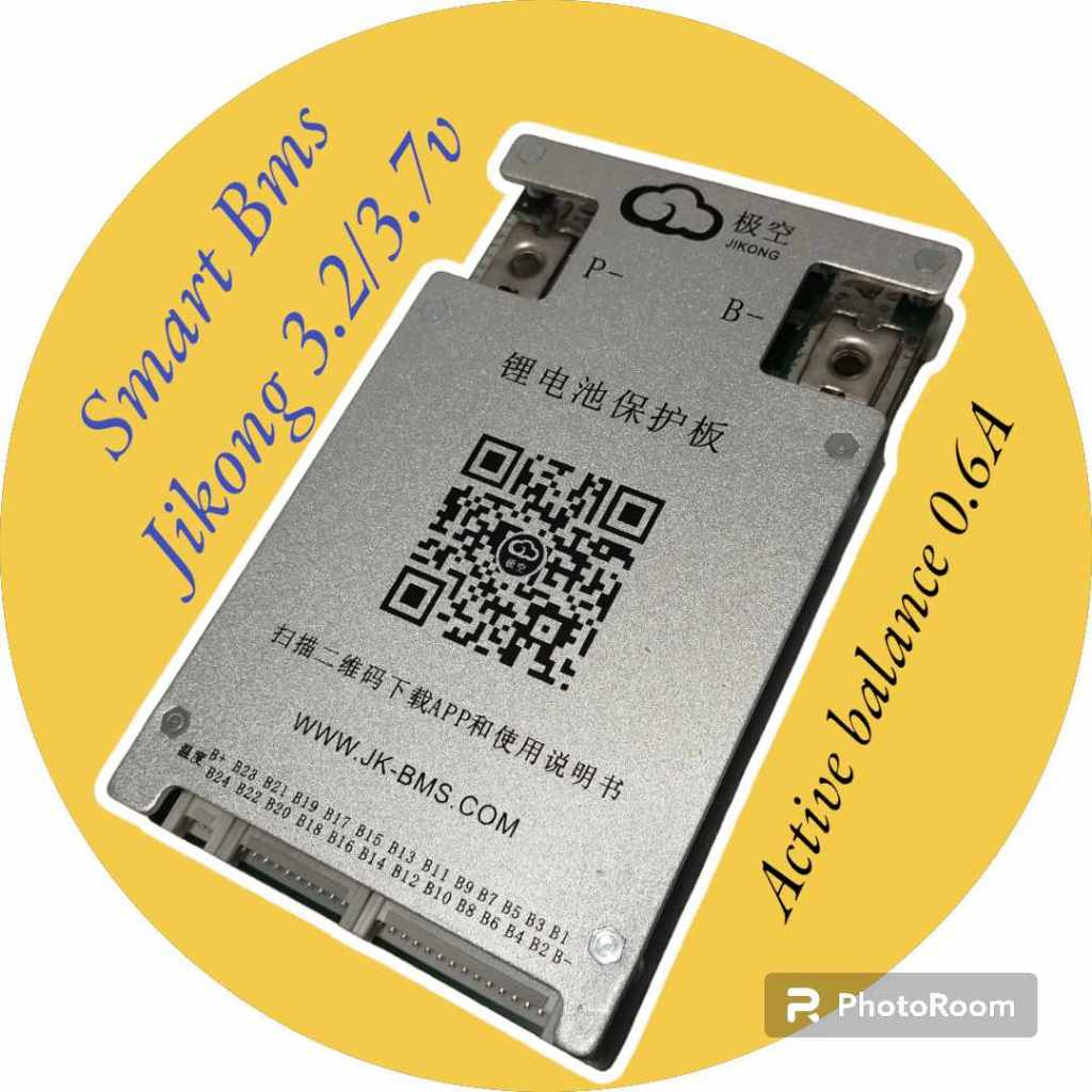 Smart BMS Jikong 3.2V และ 3.7V พร้อม Active Balance 0.6A/0.4A 24S 80A/150A 100A/200A