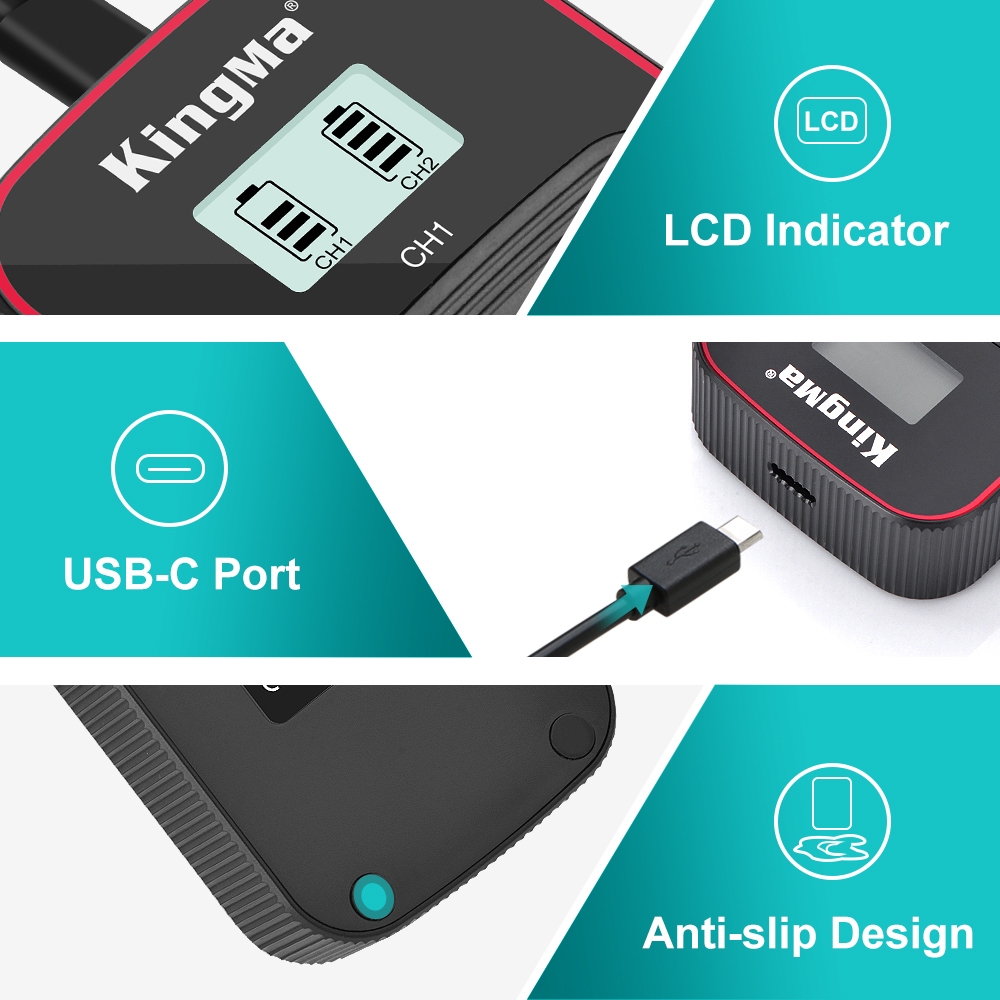 Kingma FW-50 แบตเตอรี่ สำหรับกล้อง Sony ประกันศูนย์ไทย 1 ปี แท่นชาร์จ / แบตกล้อง FW50