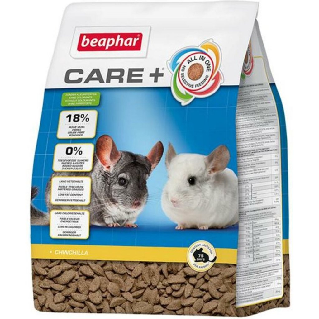 อาหารชินชิล่า Beaphar care+ บีฟาร์ 1.5 กก.
