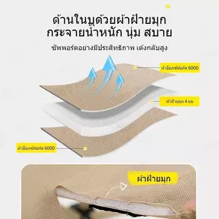 *แถมกระเป๋าใส่ของ* เก้าอี้แคมป์ปิ้ง สนามพับได้ แบบพกพา ผ้าอ็อกซ์ฟอร์ด รับน้ำหนักได้เยอะ