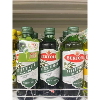 น้ำมันมะกอก 4 สูตรขนาด250และ500 ML Bertolli , Extra virgin , Extra Light , Classico และ เบอร์ทอลลี่