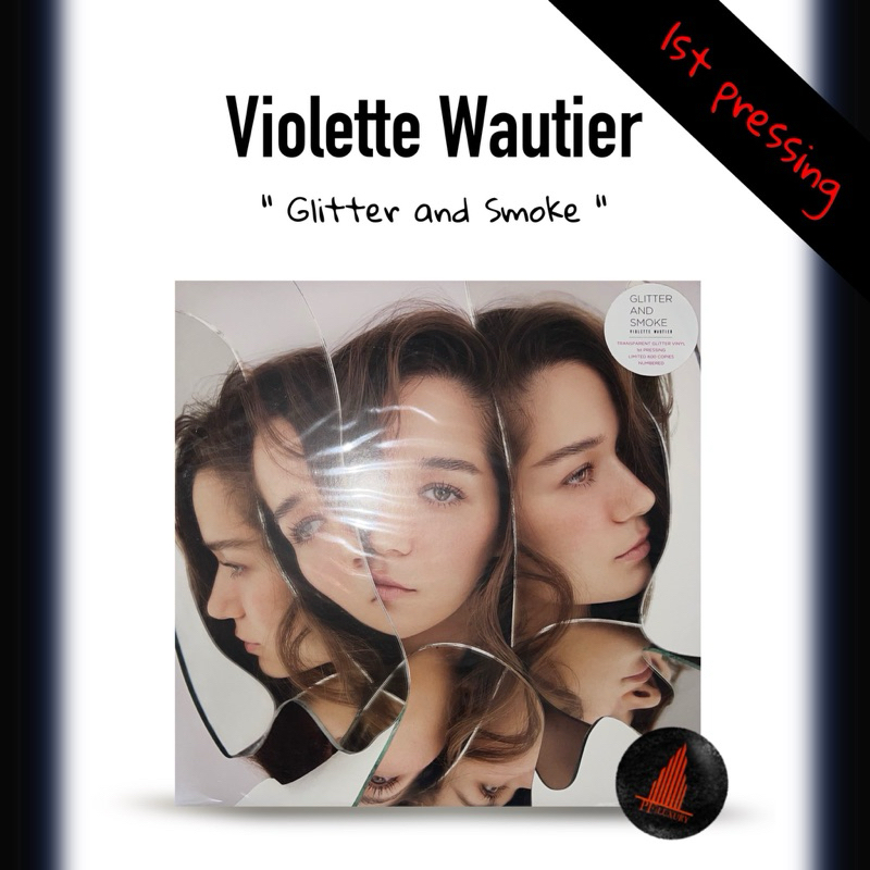 (RARE) แผ่นเสียง Violette Wautier อัลบั้ม Glitter and Smoke ปั้มแรก