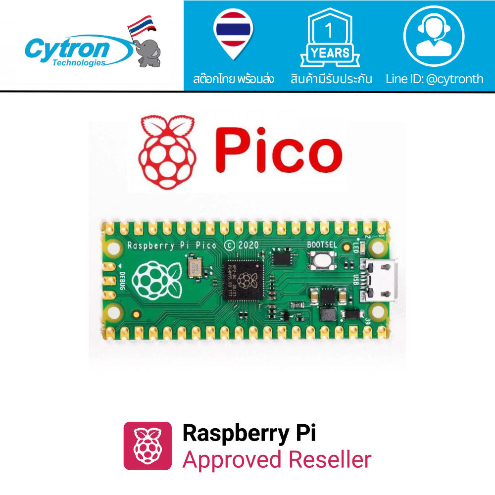 Raspberry Pi Pico Microcontroller Board