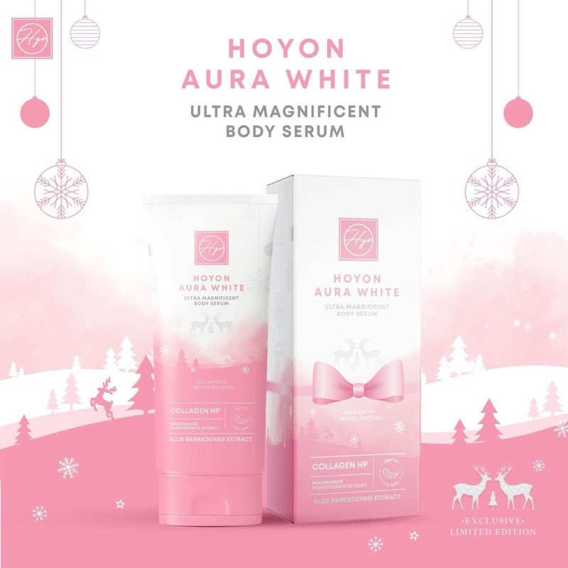 [แพ็คเกจใหม่] HOYON AURA WHITE โลชั่นโฮยอน ออร่าไวท์