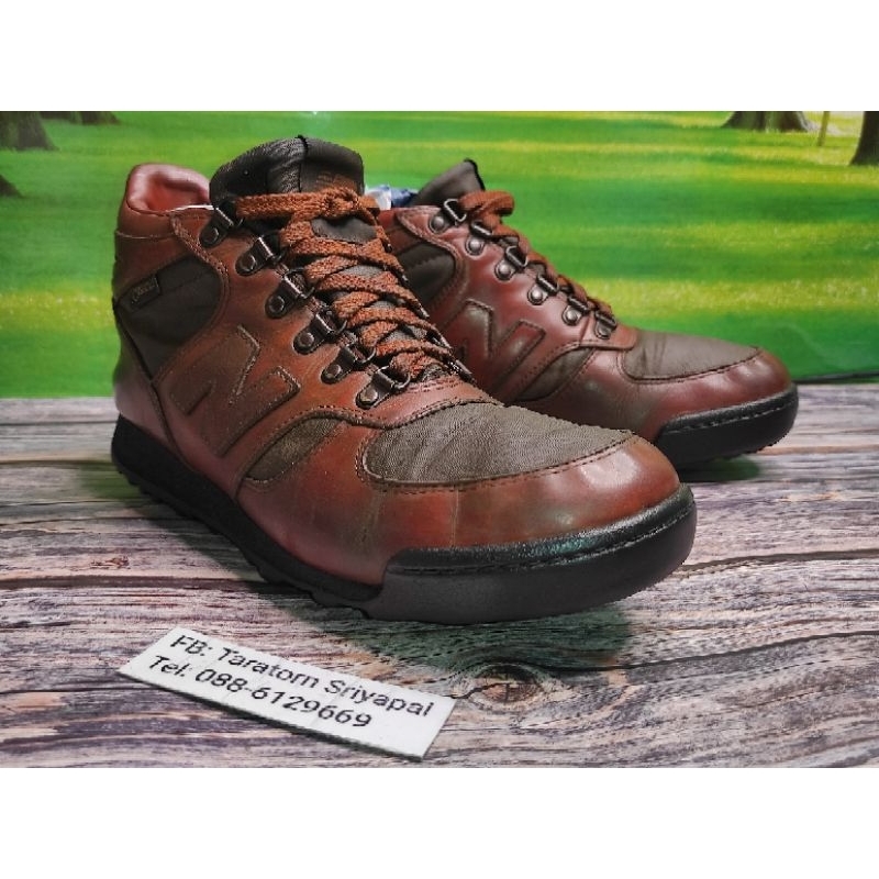 รองเท้าปีนเขา เดินป่า มือสอง Hiking Boots ยี่ห้อ New Balance รุ่น H710 เบอร์ 45EU พื้นยาว29เซน ทรงไม่ใหญ่เกะกะ  Gore Tex