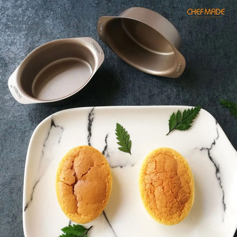 พิมพ์ชีสเค้กวงรี 4” 8” Cheese cake pan เคลือบผิว non-stick  Chafmade WK9138 WK9062