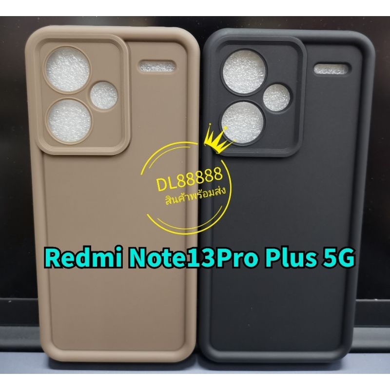 เคสTPU​นิ่ม​สีพาสเทลคลุมกล้อง For Redmi Note 13 Pro Plus 5G / Redmi Note13 5G / Redmi Note13Pro 5G / Poco X6 5G
