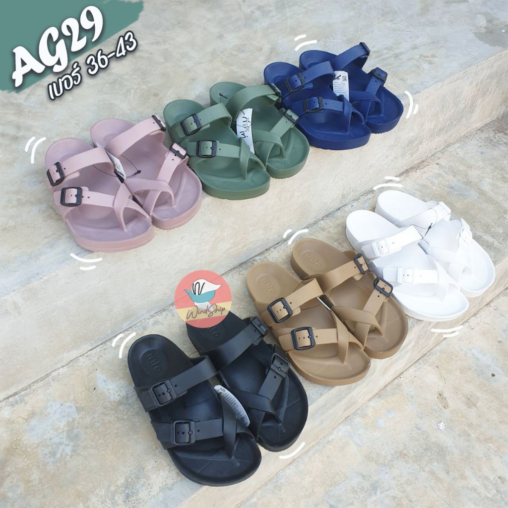 รองเท้าแตะ Kito AG29 รองเท้ากีโต้ คีบนิ้วโป้ง 2 สาย เบอร์ 36-43