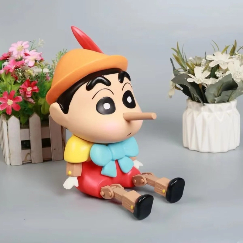 ชินจัง พิน็อคคิโอ จมูกยาว Crayon Shinchan Pinocchio Action Figure 18 cm