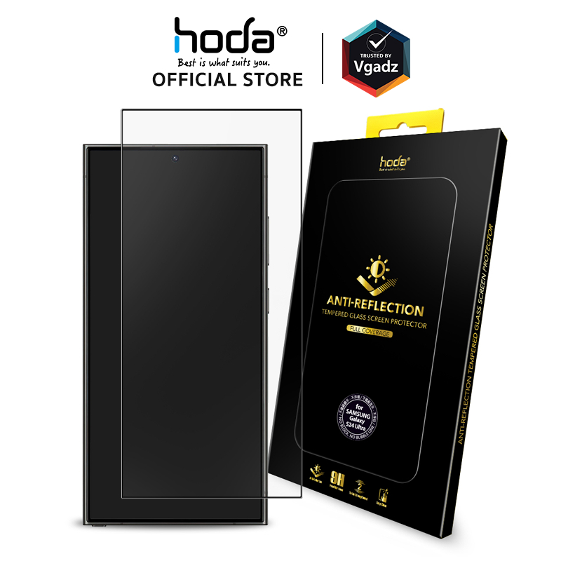 Hoda ฟิล์มกระจกสำหรับ Galaxy S24 Ultra รุ่น Anti-Reflection Full Coverage Tempered Glass (AR)
