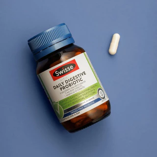Swisse Daily Digestive Probiotic โปรไบโอติกส์ 30 เม็ด ดูแลระบบทางเดินอาหาร EXP05/2027