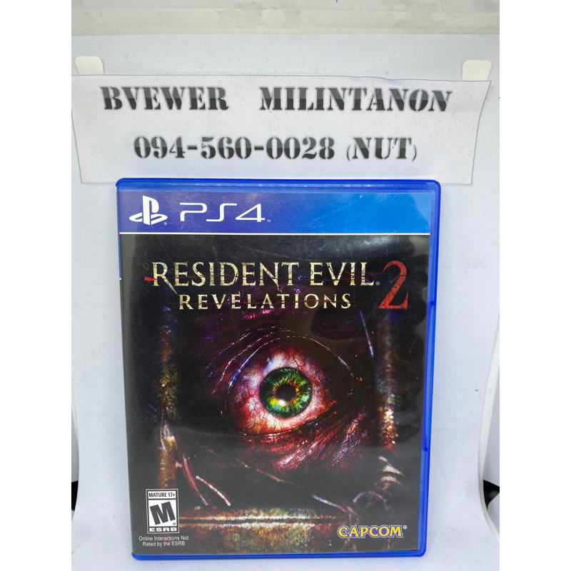 แผ่น PS4 เกม RESIDENT EVIL2 REVELATIONS (เล่นได้1-2คน)