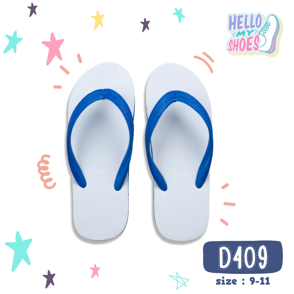 รองเท้าแตะ ฟองน้ำ ยางพาราธรรมชาติ  รุ่น D409 สินค้าตรงปก จัดส่งไว แท้100%