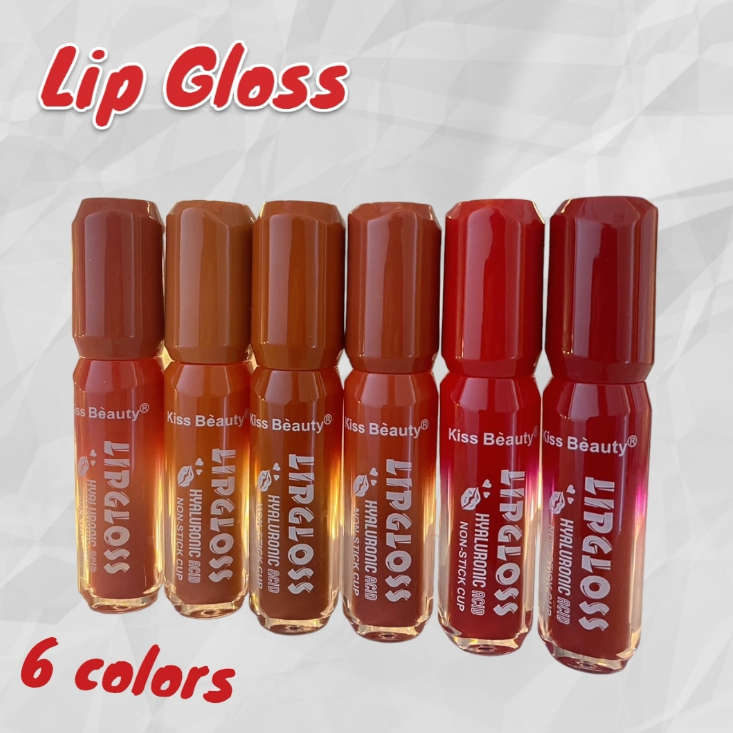 71371-03 Kiss Beauty ลิปกลอส สีสวยมาก ลิปที่บางเบาและเนียนนุ่ม กันน้ำ 5 ml
