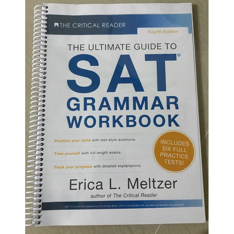 SAT Gramma Workbook ( Erica L. Meltzer )