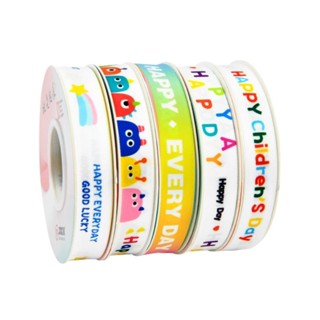 ริบบิ้นผ้า ลวดลายน่ารัก หลาละ 9 บาท (สินค้าพร้อมส่ง)