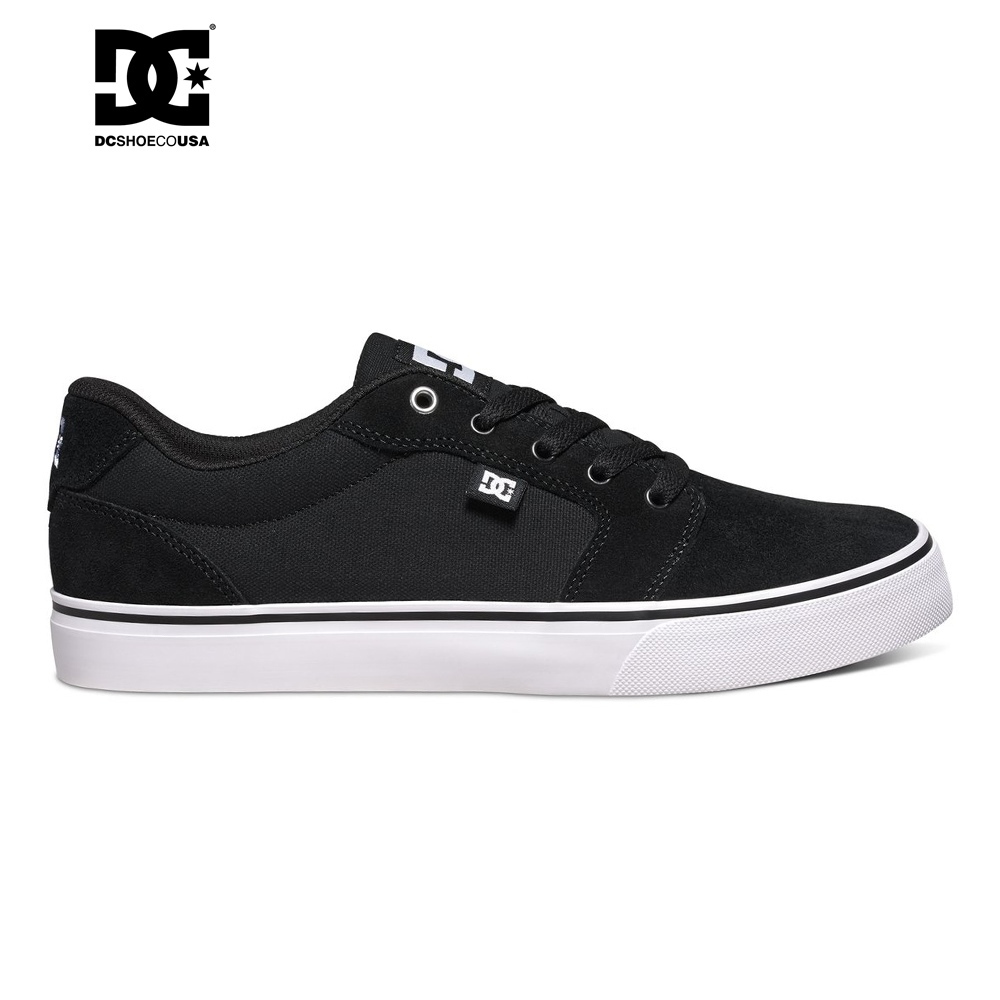 DC SHOES รองเท้า Anvil - Black/White/Black [303190-BWB]