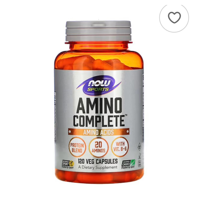 Amino Complete 20 ชนิด + B6 120 capsules