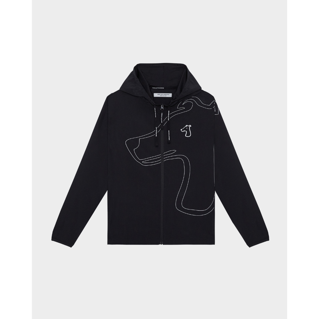SMILEYHOUND ACTIVEWEAR NYLON HOODIE JACKET