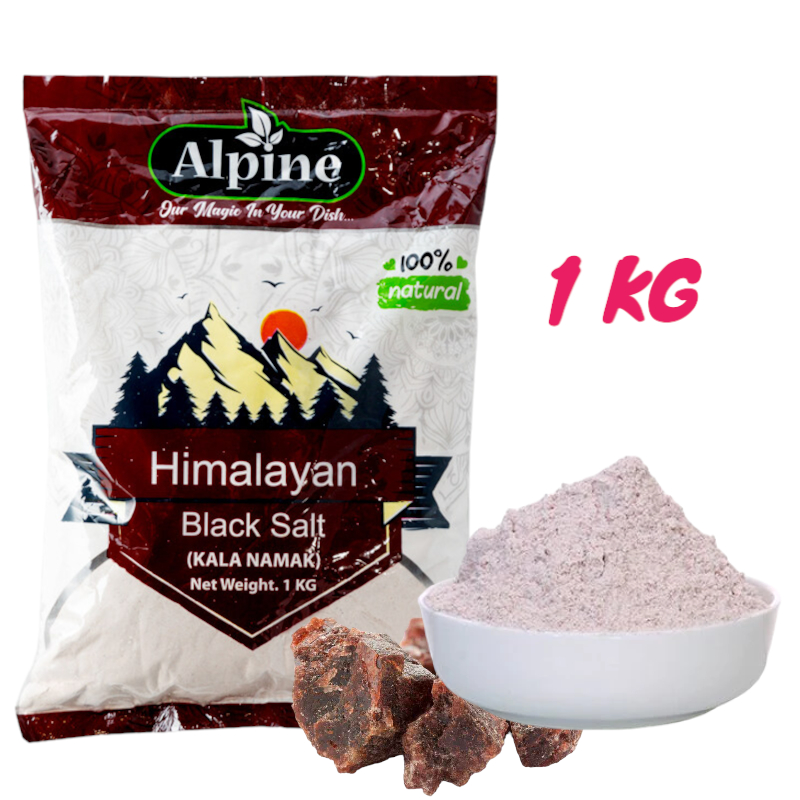 เกลือดำ หิมาลัย เพื่อสุขภาพ - Kala Namak (Black Salt Powder) ( 1กก.)