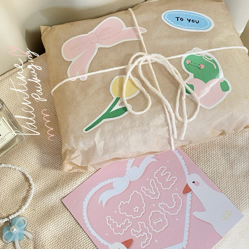 อุปกรณ์ห่อของขวัญไม่มีของข้างในนะคะMUUNE valentine รูปที่ 3