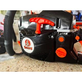 SAMURAI เลื่อยโซ่ยนต์ เลื่อยตัดไม้ บาร์ 11.5 นิ้ว รุ่น SMR-5200 เลื่อยยนต์ 52cc รับประกัน 1 ปี 6HP