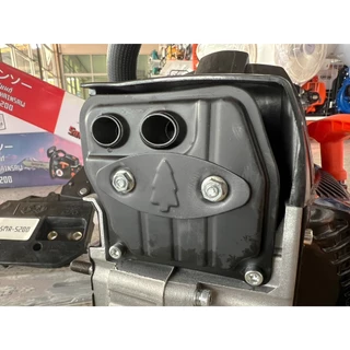 SAMURAI เลื่อยโซ่ยนต์ เลื่อยตัดไม้ บาร์ 11.5 นิ้ว รุ่น SMR-5200 เลื่อยยนต์ 52cc รับประกัน 1 ปี 6HP