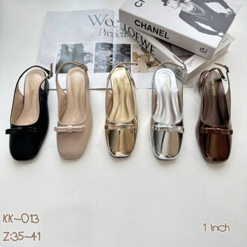รองเท้าคัทชู รองเท้ารัดส้น Niwa Shope  ป้ายยา รหัสสินค้า KK-013