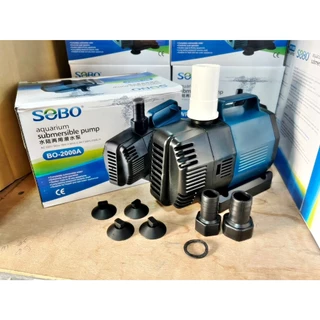 ปั๊มน้ำ SOBO BO-2000A ปั๊มน้ำประหยัดไฟ ใช้ไฟเพียง 18W. ปั๊มน้ำคุณภาพยอดนิยม (ราคาถูก)