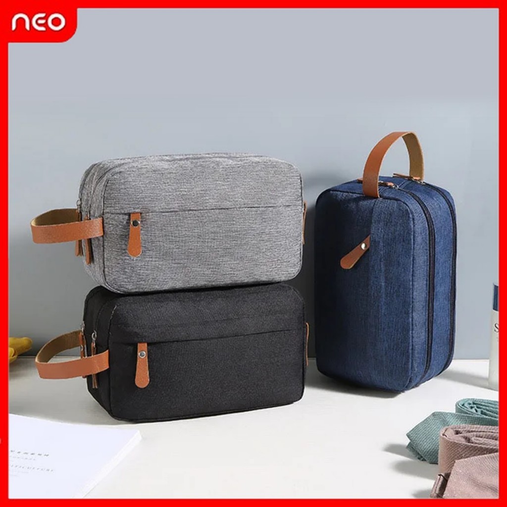 NEO กระเป๋าจัดเก็บของใช้ส่วนตัว เครื่องสำอาง อุปกรณ์แต่งหน้า กระเป๋าอุปกรณ์อาบน้ำ Cosmetic Bag