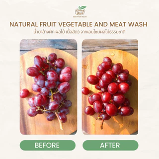 GreenWash Fruit and Vegetable Wash น้ำยาล้างผักผลไม้และเนื้อสัตว์ จากเอนไซม์ผลไม้ ขนาด 400 มล.