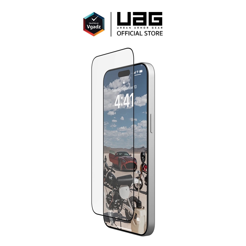 UAG - ฟิล์มกระจกสำหรับ iPhone 15 Pro / 15 Pro Max รุ่น Glass Screen Shield Plus