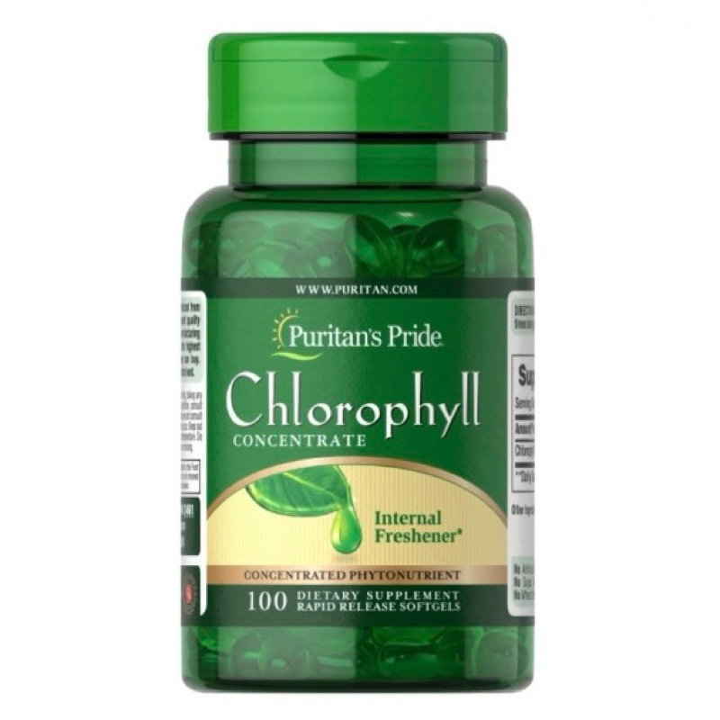 EXP 06/25 Puritan ‘s Pride Chlorophyll Concentrate 50 mg