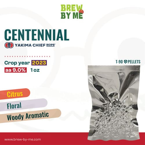 ฮอปส์ Centennial (US) PELLET HOPS (T90) โดย Yakima Chief Hops | Homebrew