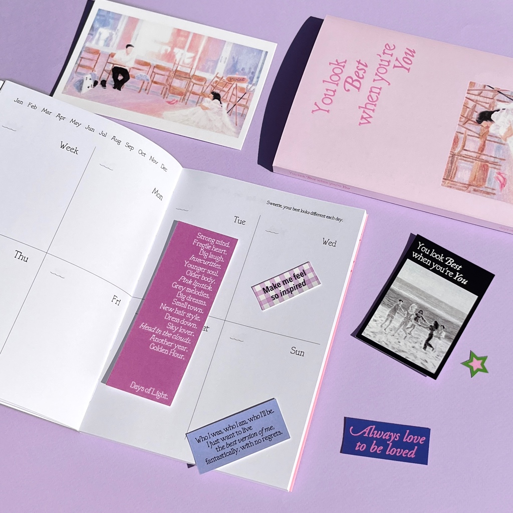 ☆ You look Best! Diary Planner (6months) B grade *สินค้ามีตำหนิ* สมุดไดอารี่ แพลนเนอร์ days of light รูปที่ 5