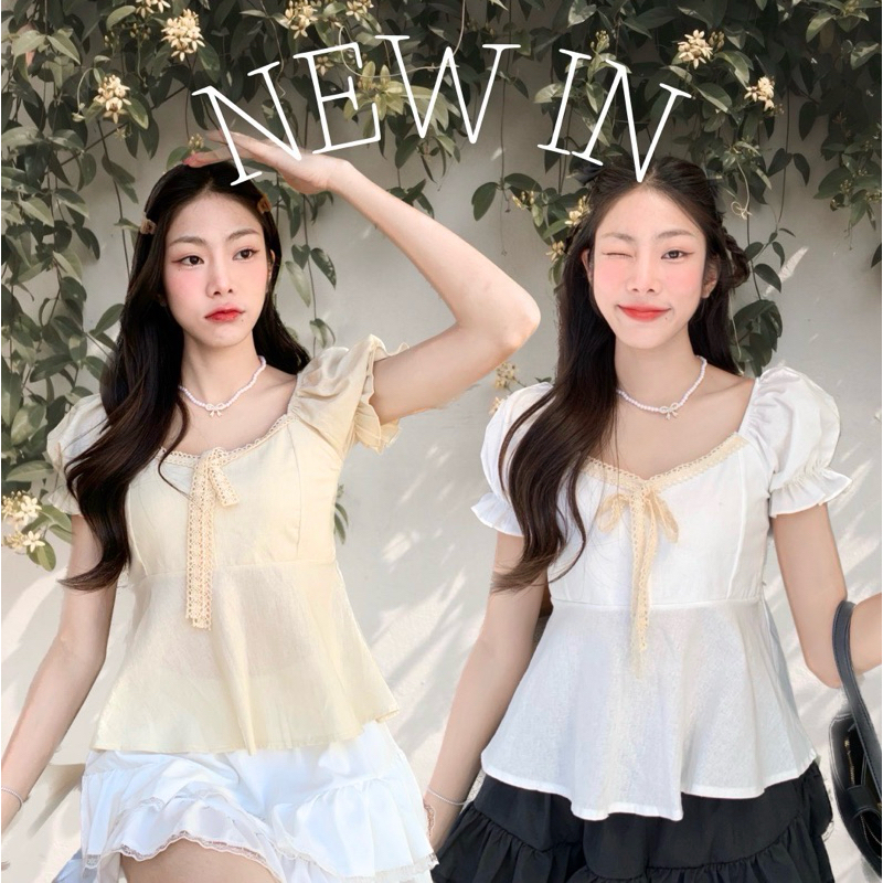 To The Moon เสื้อแขนตุ๊กตาแต่งโบว์อก