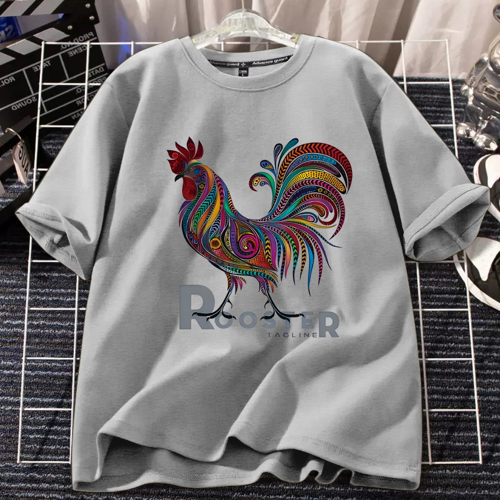 D576เสื้เสื้อยืดแขนสั้ง ผ้านุ่มยืดได้ใส่สบายฯ ลายแฟชั่งสวยน่ารักใส่ได้ทั้งชายและหญิง - รูปที่ 4