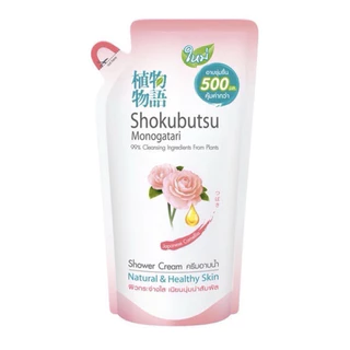 [ แพ็ค 3 ถุง ] 🌷💐โชกุบุสซึ Shokubutsu 🍀🌷ครีมอาบน้ำ ถุงเติม 400 ml. 3 ถุง