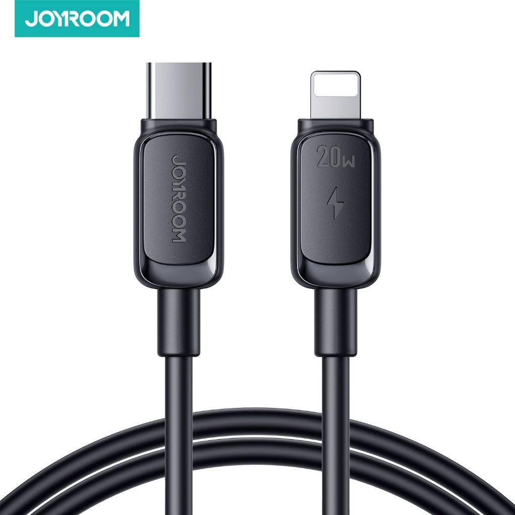 Joyroom รุ่น S-CL020A14 สายชาร์จ 20W Type-C to L Fast Charging Data Cable 1.2m-Black