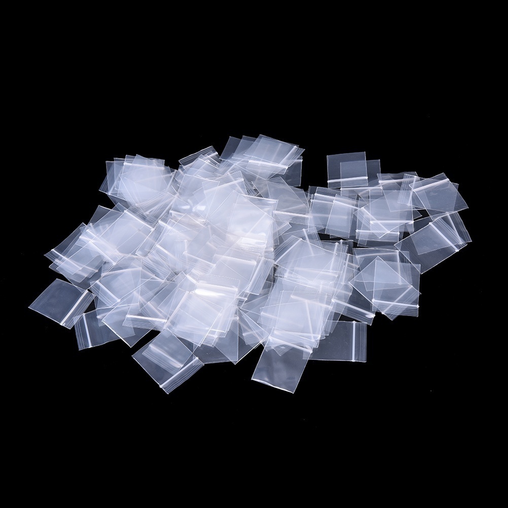 [พร้อมส่ง] ถุงซิปล็อคพลาสติก สินค้ามี 3ขนาด (1ชุดมี100 ชิ้นต่อชุด)