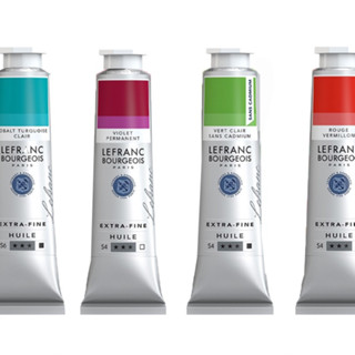 สีน้ำมัน  Lefrance Extra Fine (ซีรีย์ 4) หลอดเงิน 40 ML.  มี…