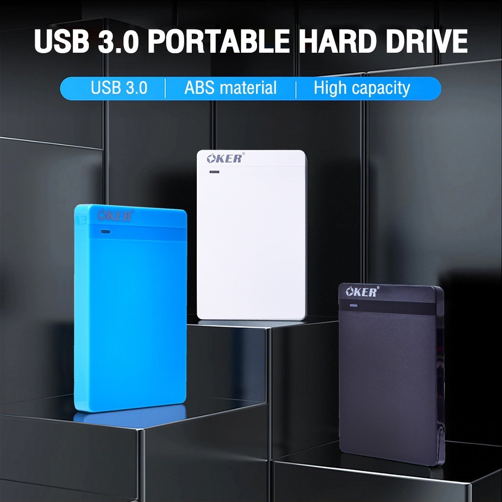 Oker ฮาร์ดดิสก์ SATA 2.5 นิ้ว USB 3.0 รุ่น ST-2568 รองรับความจุฮาร์ดดิส 6TB น้ำหนักเบา