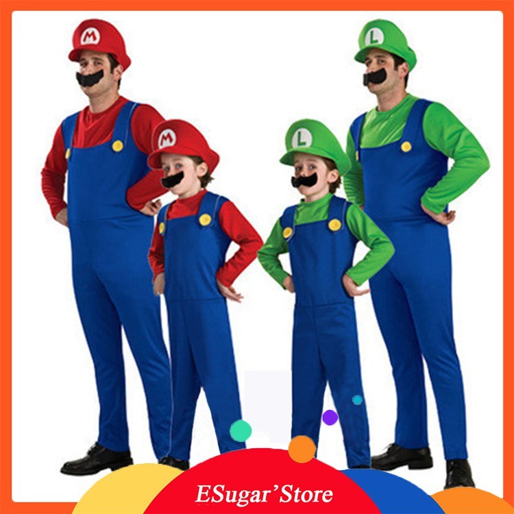 ชุดมาริโอ ชุดมาริโอ้ Super Mario รุ่นประหยัด ร้านคนไทย ส่งสินค้าจากไทย