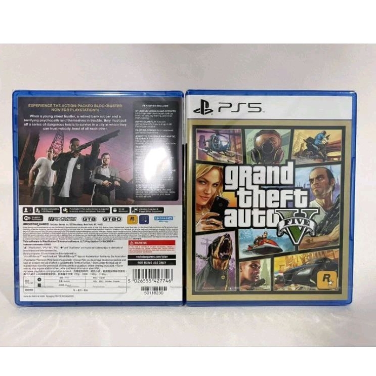[พร้อมส่ง] PlayStation : PS5 Grand Theft Auto Ⅴ(Z3/Asia)