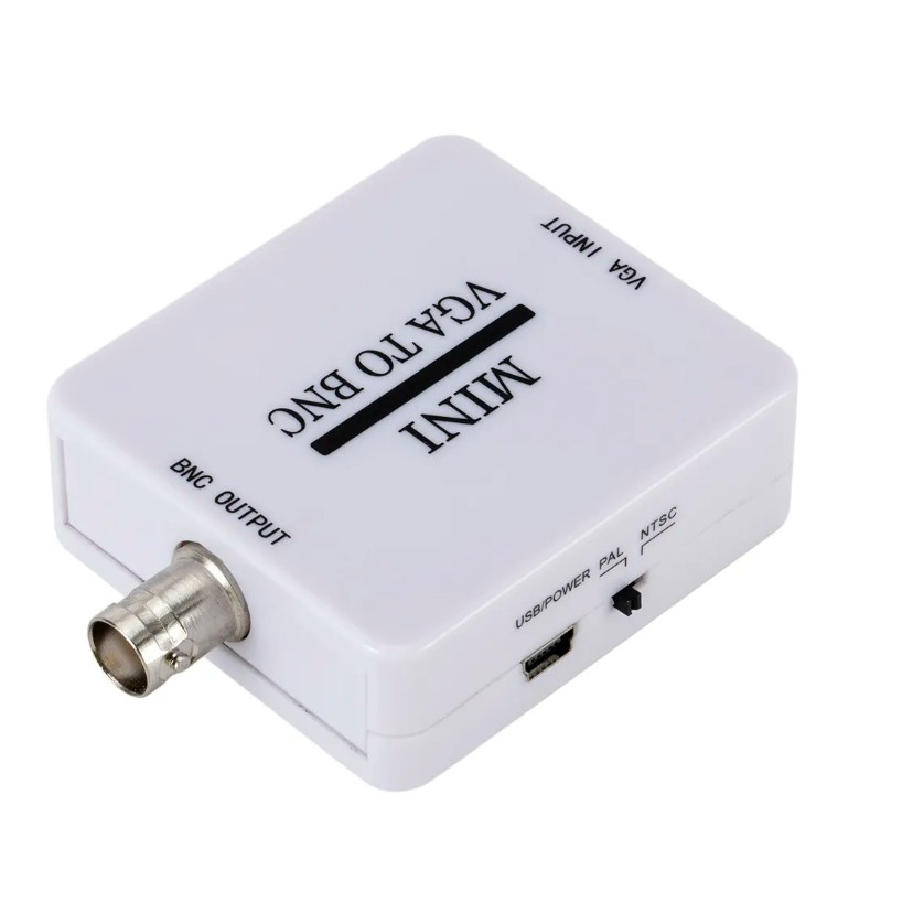 กล่องแปลงวีดีโอ VGA to BNC ,VGA to BNC converter แปลงภาพจากทีวีเป็น สายrg VGA เป็น BNC,อะแดปเตอร์แปลงสัญญาณ VGA ด้วย BNC