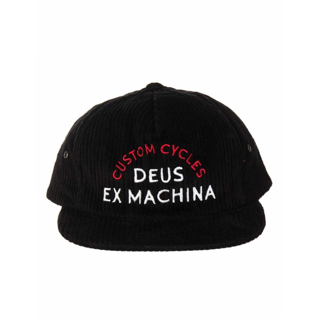 หมวก Deus ex machina ALLEN CORD CAP (BLACK)