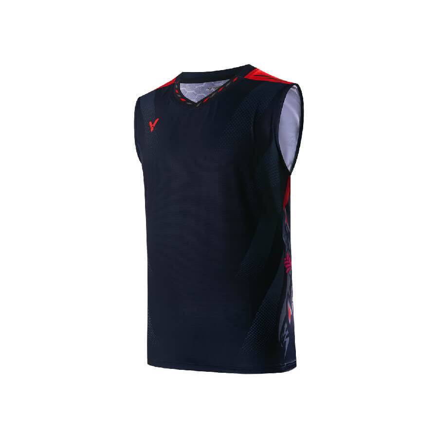VICTOR เสื้อกีฬาแบดมินตัน แขนกุด รุ่น T-40006