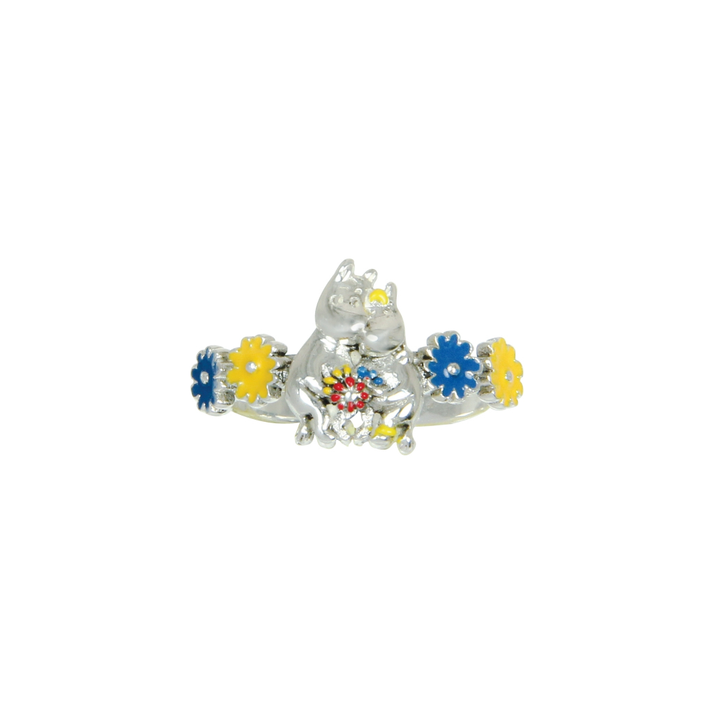 Moomin and Snorkmaiden Flower Ring แหวนเงินแท้มูมิน